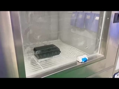 光ファイバー配送箱の防塵試験