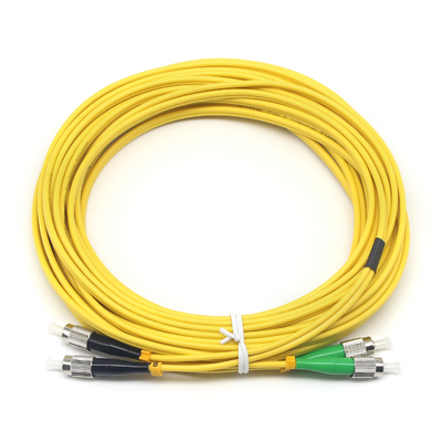 FTTH デュプレックス FC APC から FC UPC SM ファイバーオプティックパッチコード