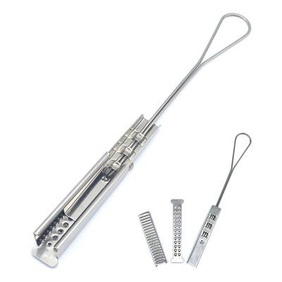 80g Metallic Shim Material Heavy Duty Usage Stainless Steel Telecom Drop Wire Clamp