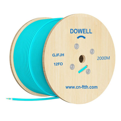 LSZH Sheath Multi Purpose Breakout Fiber Optic Cable for Indoor 2 Cores 12 Cores Long Distance GJFJHV