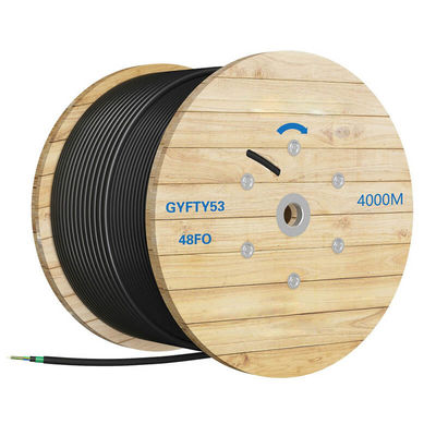 Armor Double Jacket Fiber Optic Cable Durable FTTH GYFTY53 50/125um 62.5/125um
