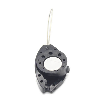 FTTX Self Adjustable Fiber Drop Wire Clamp For Flat Round Drop Cable