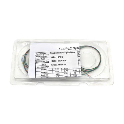 Fiber Optic Bare Type PLC Splitter 1X2 1X8 2X8 2X16 In PON Networks