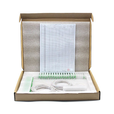 1X64 Mini Plc Splitter 1x4 Fiber Splitter With LSZH G657A1, G657A2 Fiber