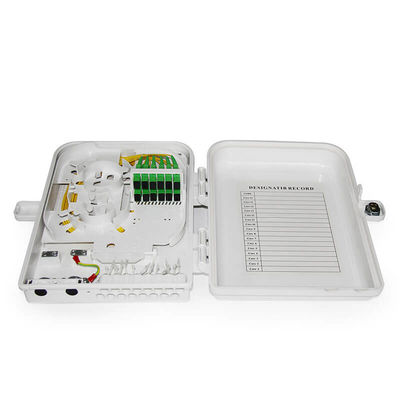 12F FTTH Fiber Optic Distribution Box For Indoor Outdoor Wall Mount