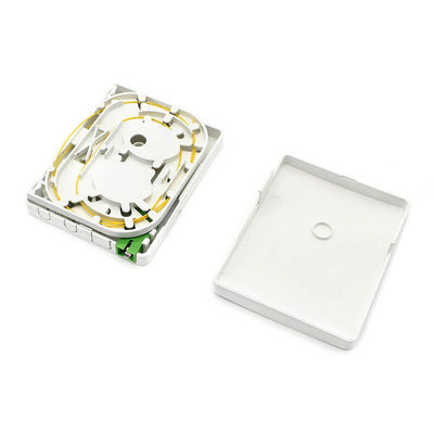 ABS PC Optical Termination Outlet With SC Adapters Fiber Access Terminal