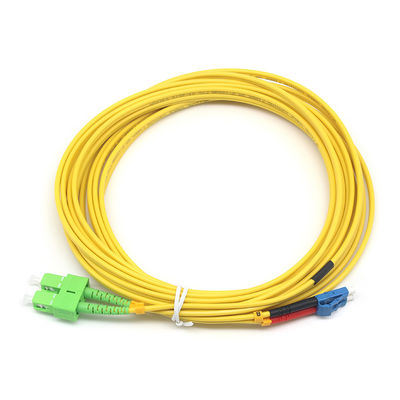 SC APC to LC UPC SM Duplex Fiber Optic Patch Cord for High-Performance Network Solutions