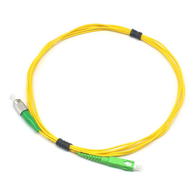 FC APC to SC APC Fiber Optic Patch Cord SX SM G657a2 2.0MM