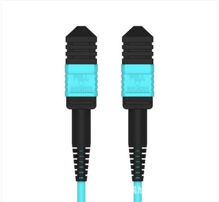 OM3 Mpo To Mpo Fiber Cable Indoor Data Center Waterproof Mtp Patch Cord