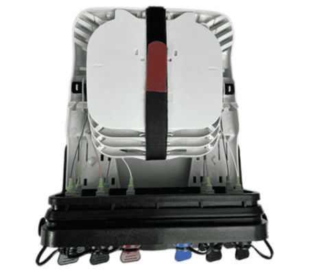 FTTX Balck Pre-connectorized Fiber Terminal Waterproof Boxes FAT Network Access