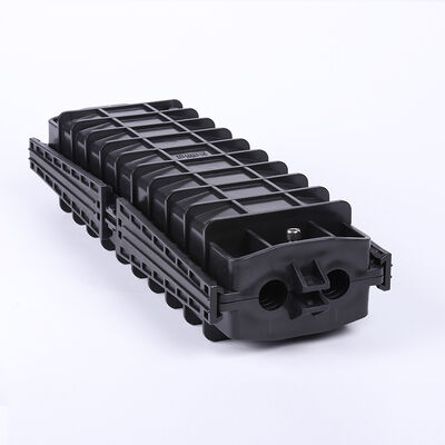 48 Cores Inline Type Fiber Optic Splice Closure 2 In 2 Out Waterproof