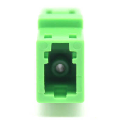 FTTH Network LC APC Simplex Optical Fiber Adapter with High Return Loss, Low Insertion Loss, and Push-and-Pull Structure