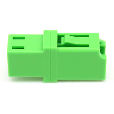 FTTH Network LC APC Simplex Optical Fiber Adapter with High Return Loss, Low Insertion Loss, and Push-and-Pull Structure