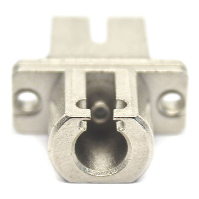 SC UPC to LC UPC Simplex Fiber Optic Adapter in Metal Case with Flange, 0.2dB Insertion Loss, 500 Cycle Durability