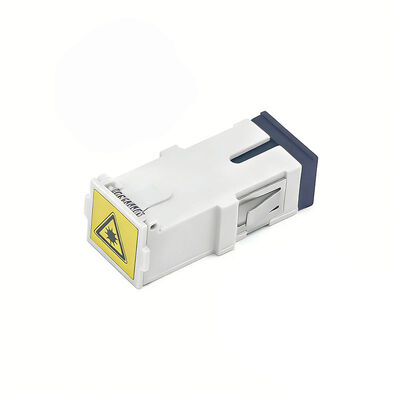 Fiber Optic SC Adapter with Flip Auto Shutter, 0.2 dB Insertion Loss, and 500 Cycle Durability