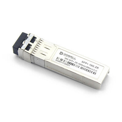 Duplex LC 10G ZR 1550nm 80km 9/125 µm SMF SFP Transceivers