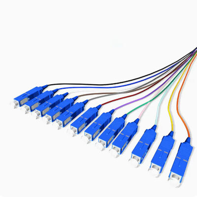 FTTH SC/LC/ST/FC Singlemode/Multi-mode 12-core Bundled Fiber Pigtail