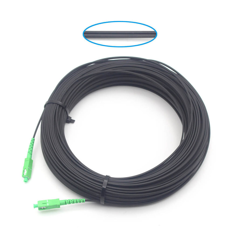 2.0*3.0mm 2.0*5.0mm FTTH Flat Drop Patch Cord For Outdoor Indoor