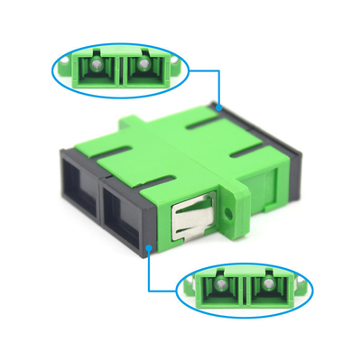 ネットワーク GSM 光ファイバー グリーン SC APC シングルモード デュプレックス オプティカル アダプタ