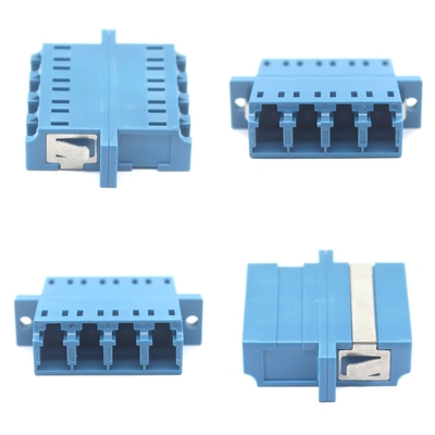 FTTH LC UPC オプティカル・クワッドプレックス アダプタ フレンジ耐久性 0.2 dB 500 サイクル通過