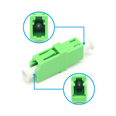 FTTH シングルモード シンプレックス グリーン LC APC 光ファイバー アダプタ 負荷テスト ≥ 70 N