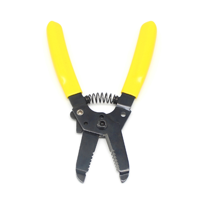 工業用電気ワイヤストリッパー ブラックオキシド 20-30 AWG 0.80-0.25 mm 黄色 ハンドル