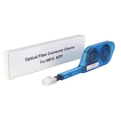 MPO MTP コンネクタのための1プッシュ光ファイバーコネクタクリーナー