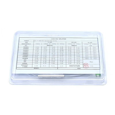 1X8 1X16 1X32 1x64 SC APCコネクタのないPLC光学分割器