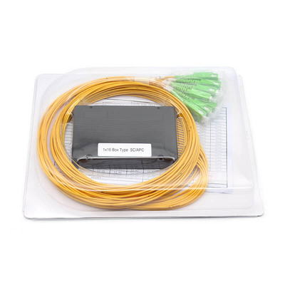 箱型 光ファイバー PLC スプリッタ 1.5 メートル SC APC コネクタ
