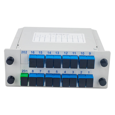 カセットタイプ 1x4 オプティカルスプリッタ 1x16 PLC スプリッタ SC APC