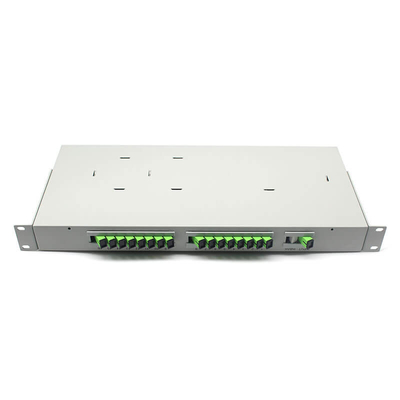 ラック型 19 インチ 1U 2U ファイバー PLC スプリッタ SM CATV システム