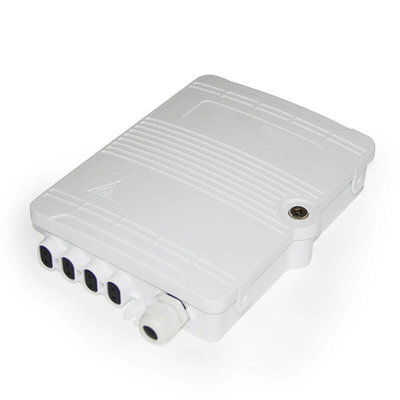 FTTH 8コア ファイバーオプティック配送箱 壁またはポールマウントのためのオプションアダプターとピグテイル