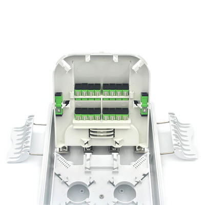 16コアABSFtthファイバー終了ボックス 2x1:8チューブスプリッター 防水