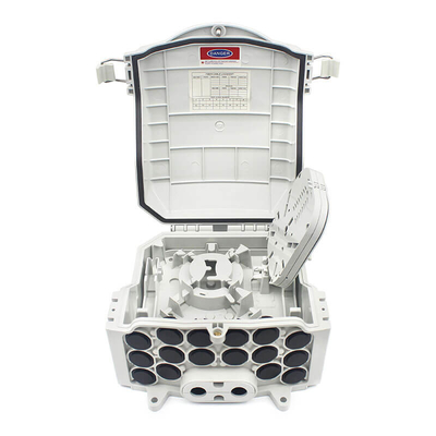 16F グレー スプリッター ディストリビューション ボックス ファイバー ディストリビューションユニット ABS OEM