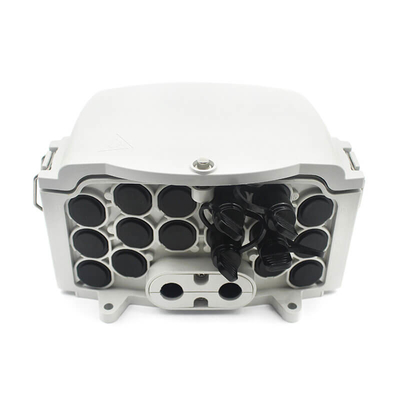 16F グレー スプリッター ディストリビューション ボックス ファイバー ディストリビューションユニット ABS OEM