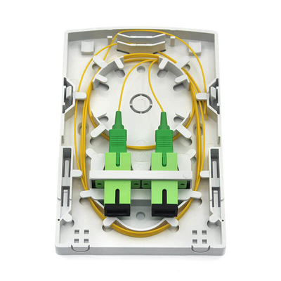 2 ポート FTTH ウォールボックス 室内 光学出口 SC シンプレックス LC デュプレックス アダプター