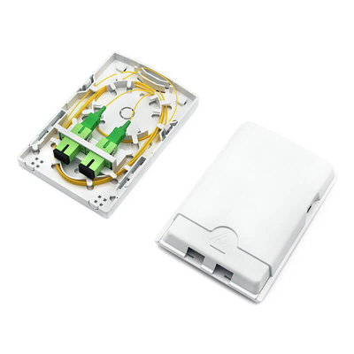 2 ポート FTTH ウォールボックス 室内 光学出口 SC シンプレックス LC デュプレックス アダプター