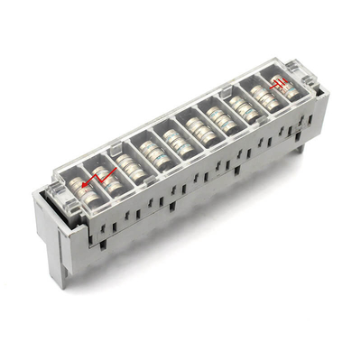 ABS PBT 端末ブロックインターフェースモジュール 3 極ガス管アレスター