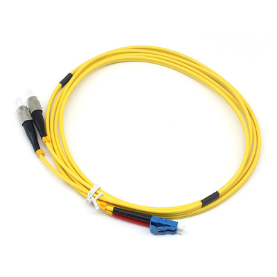 LSZH 3.0mm St Lc ファイバーパッチケーブル 2.0mm デュプレックス LC UPC から FC UPC SM