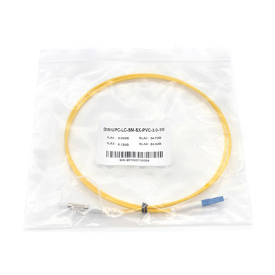 高速 シングルモード OM3 ファイバーケーブル 3.0mm デュプレックス LC ケーブル Mpo から LC