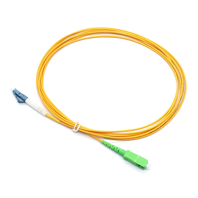 シンプレックス 9/125μM St ファイバーパッチケーブル SC APC から LC UPC SM ファイバーブロードバンドネットワーク