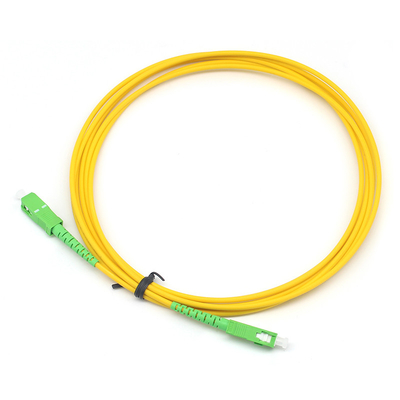 2.0mm 3.0mm シンプル光ファイバーパッチコード SC APCからSC APCSM