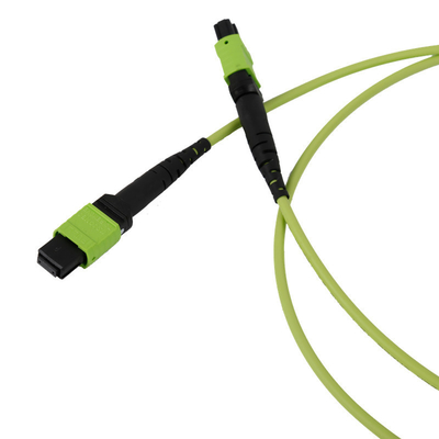 50/125 OM5 Mpoファイバージャンパー Mtp Mpoファイバーパッチケーブル 3.0mm PVC