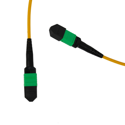 12F MPO パッチコード 3mm LSZH 外着 PVC OFNR ネットワークのための屋外