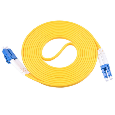 デュプレックス LC UPC- LC UPC 光ファイバージャンパーコード シグレモード 3.0mm