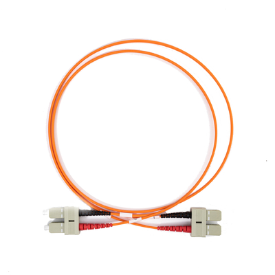 2.0mm マルチモード光ファイバーパッチケーブル デュプレックス SC UPC から SC UPC 10メートル