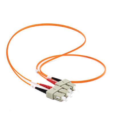 2.0mm マルチモード光ファイバーパッチケーブル デュプレックス SC UPC から SC UPC 10メートル