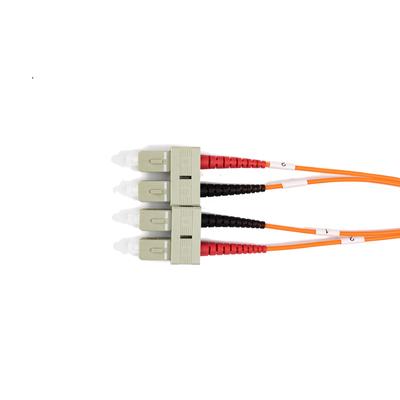 2.0mm マルチモード光ファイバーパッチケーブル デュプレックス SC UPC から SC UPC 10メートル