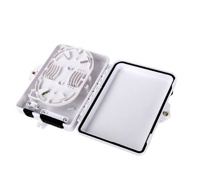 6コア 光ファイバー配送箱 ホワイトケースABS 屋外用