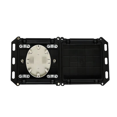 ミニスクエア型光ファイバ接続箱 2イン2アウト 12～24心対応 ABS+PC素材